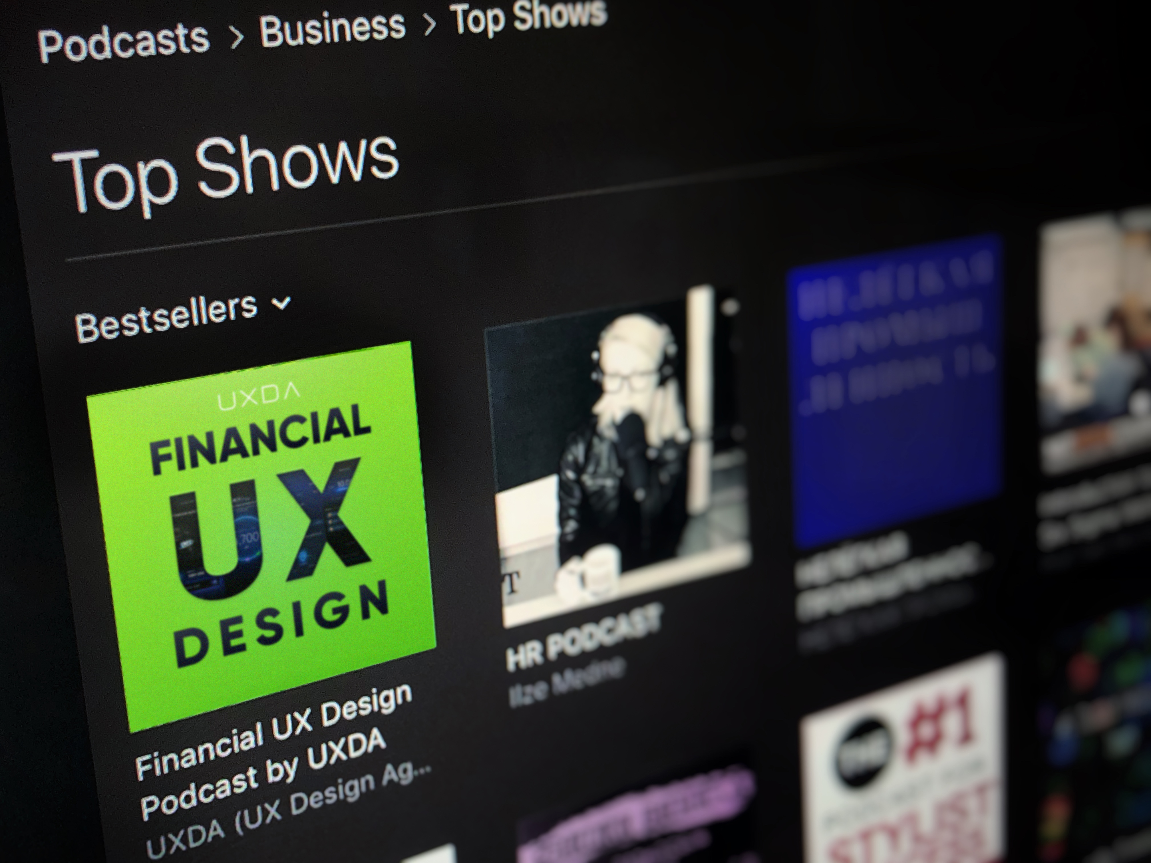 UXDA Launches Financial UX Design Podcast top Spotify 