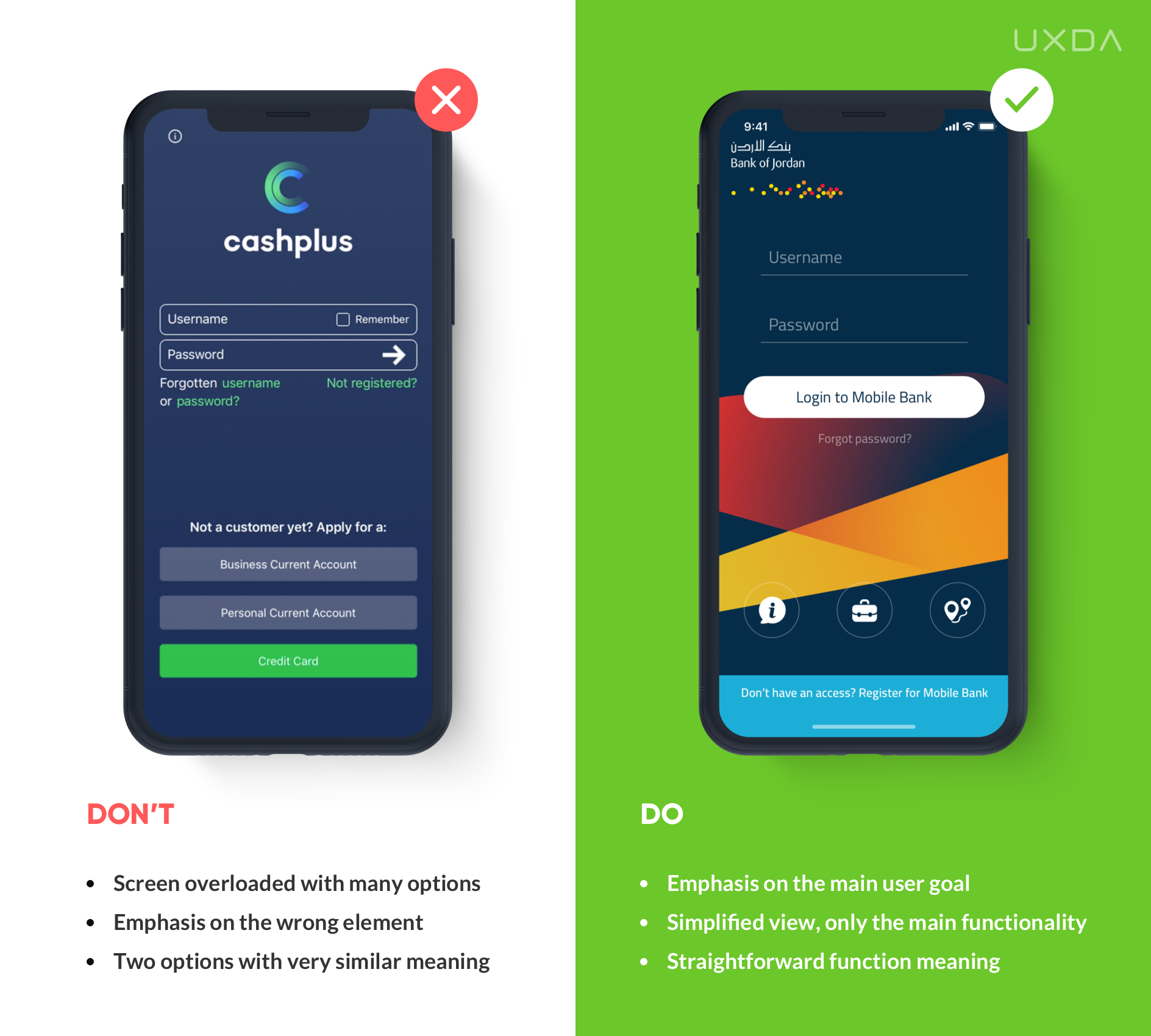 Fintech UX / UI Guide: TOP 20 Tips to Improve Mobile Banking Solutions Design - Smooth login