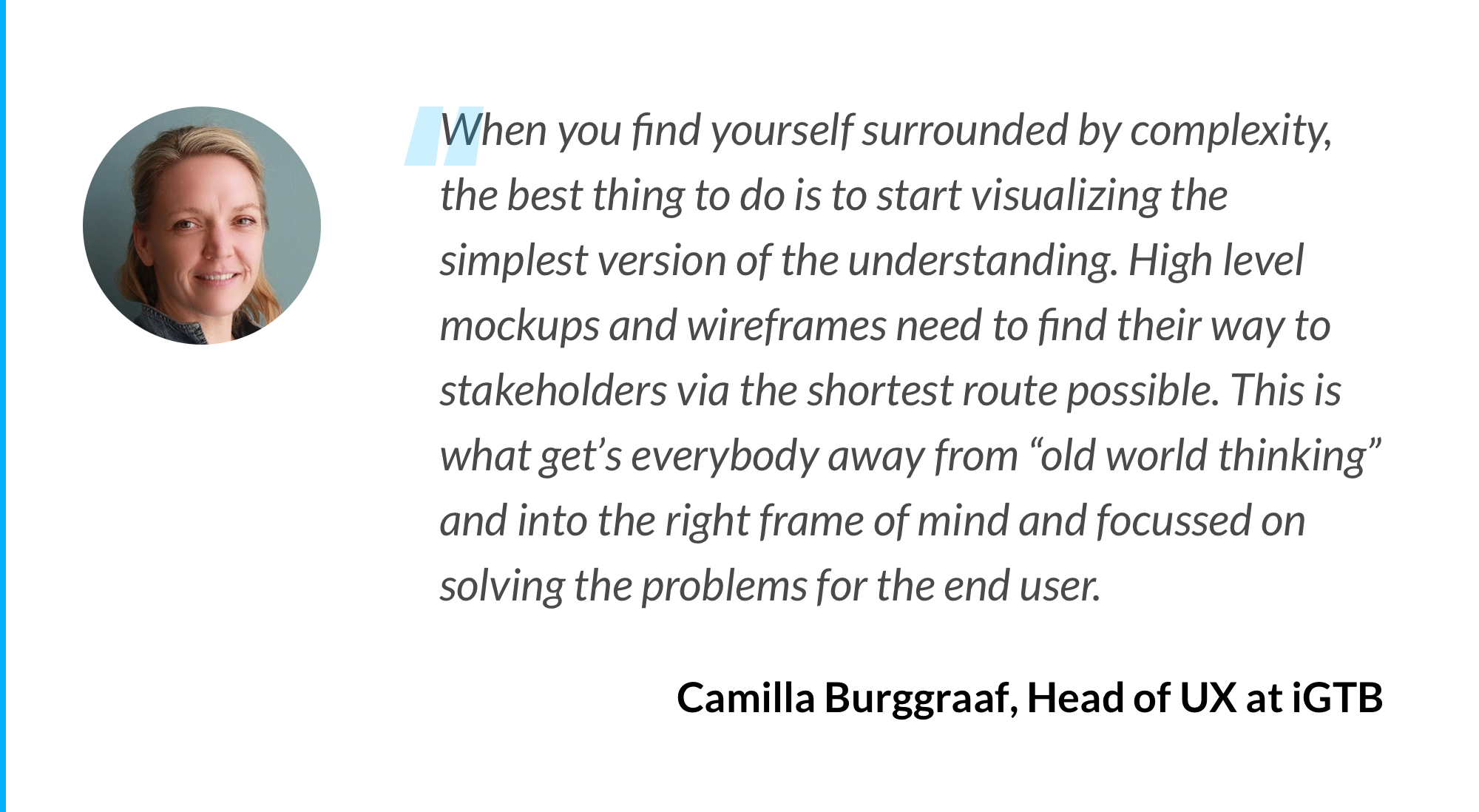 UX Case Study SpaceUX Shuttle Global Transaction Banking igtb quote camilla burggraaf