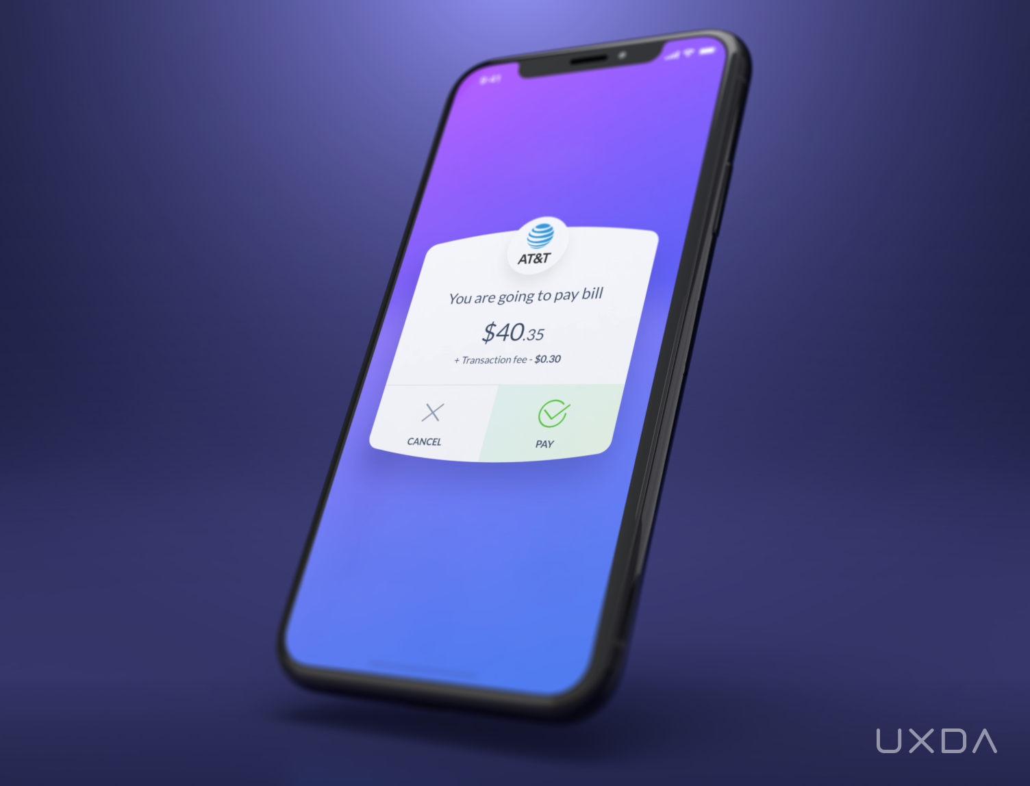 ux case study design mobile bank super app pay bill design