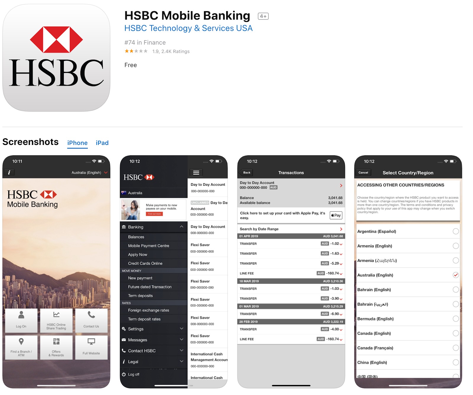 Fintech's Disruption Banking Industry UX Design hsbc mobile banking