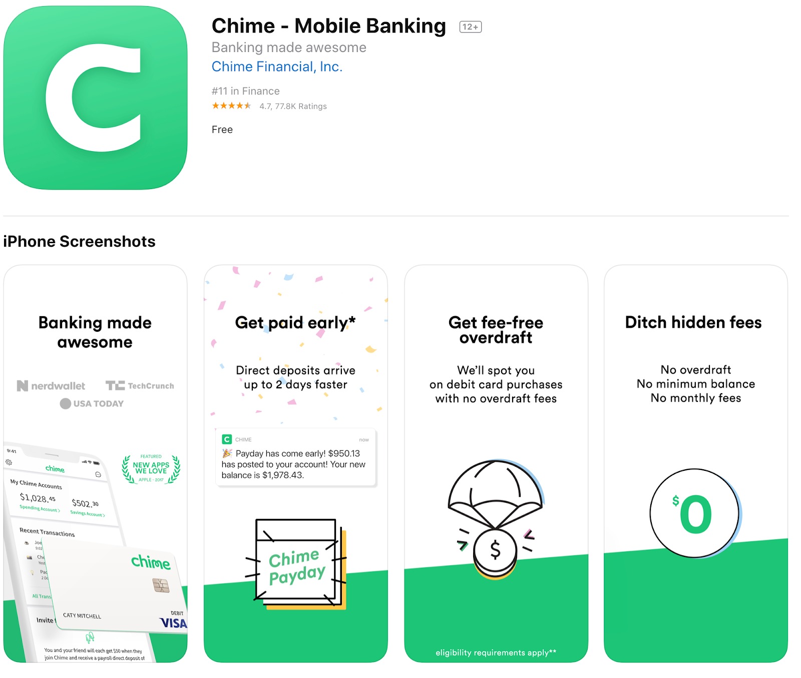 Fintech's Disruption Banking Industry UX Design chime mobile banking